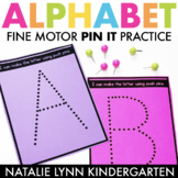 Alphabet Fine Motor Center: Push Pin Letters