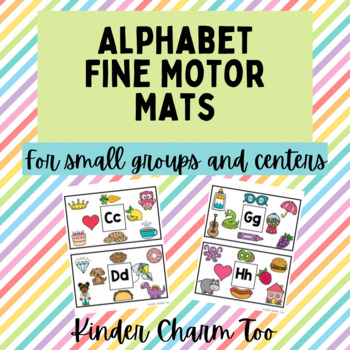 Preview of Alphabet Fine Motor Mats