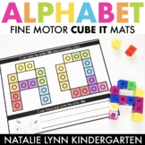 Alphabet Fine Motor Mats: Alphabet Connecting Cubes Center