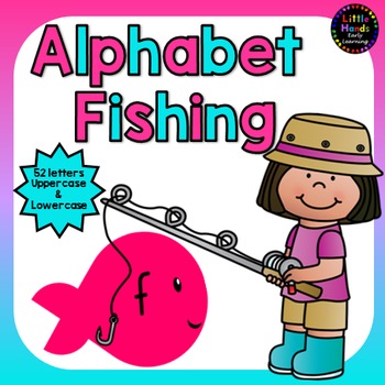 Alphabet Fishing Game  Upper and lowercase letters, Alphabet