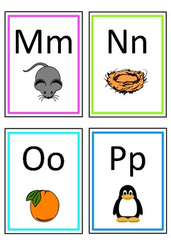 Alphabet Flash Cards by LearningwithmissTam | Teachers Pay Teachers