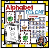 Alphabet Flash Cards, Back to School Alphabet Flash Cards