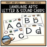 Alphabet Flash Cards  Letter Recognition  Beginning Sound Cards 