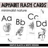 Alphabet Flash Cards | Simple Nature Minimalist