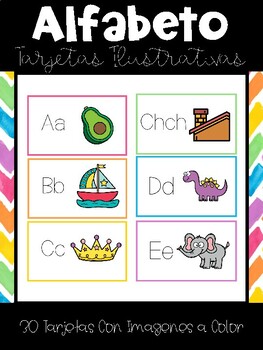 Alphabet Flash Cards Spanish by Cynthia Jasso | Teachers Pay Teachers