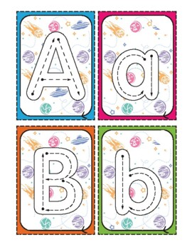 alphabet flashcards upper and lower case teaching resources tpt