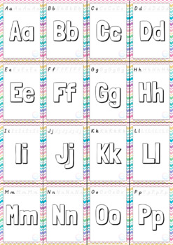 Preview of Alphabet Flash Cards and Alphabet Posters BUNDLE