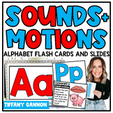 Alphabet Flash Cards and Slides | Letter Sounds and Motion