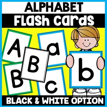 Preview of Alphabet FlashCards Flash Cards Uppercase Lowercase Cards