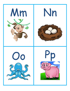 Alphabet Flashcards by For The Love of First Grade | TpT