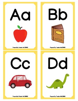 Alphabet Flashcards by tchrnellified | TPT