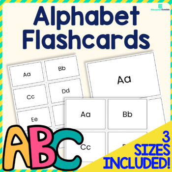 Alphabet Flashcards (Aa) - Freebie!! by Education Outside | TPT