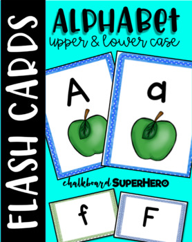 Preview of Alphabet Flashcards: Capital and lowercase letters