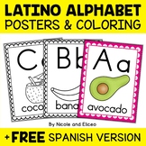 Latin American Phonics Alphabet Posters + FREE Spanish
