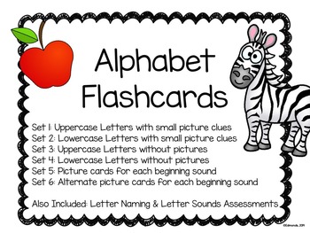 Alphabet Flashcards And Assessments By Alphabet Zoo Tpt