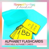 Alphabet Flashcards for Preschoolers