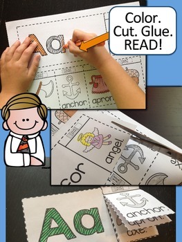 alphabet flip books by the barefoot teacher becky castle tpt