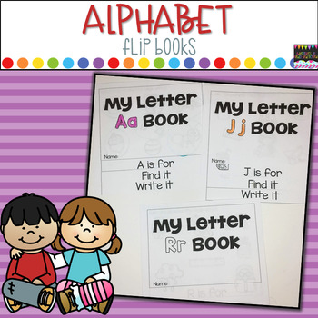 alphabet flip books by adventures in kinder and beyond tpt