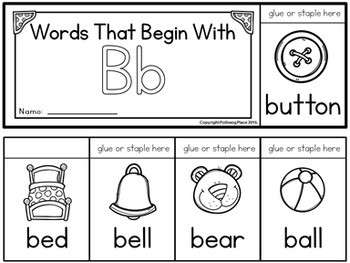 alphabet flip books by polliwog place teachers pay teachers