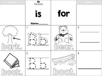 alphabet flip books by sea of knowledge teachers pay teachers