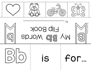 alphabet flip books by a spoonful of learning teachers pay teachers