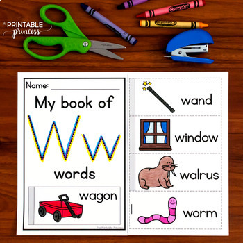 alphabet flip books by the printable princess teachers pay teachers