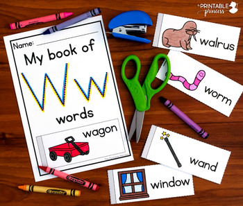 alphabet flip books by the printable princess teachers pay teachers