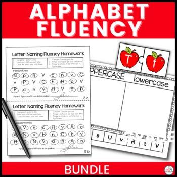 Preview of Alphabet Fluency Letter Recognition Activities Bundle