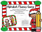 Alphabet Fluency Game {Christmas}; PreK, Kindergarten; First