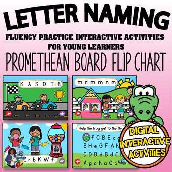Preview of Letter Naming Fluency  Promethean Board Flip Chart