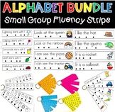 Alphabet Letter Fluency Strips BUNDLE #