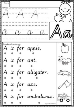 Alphabet Fluency in Victorian Modern Cursive Font by Tweet Resources