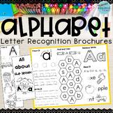 Alphabet Foldable Brochures Alphabet Worksheets Letter Activities