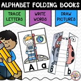 Alphabet Folders:  Trace, Write, & Draw