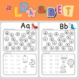 Alphabet For Kinder ll TRACE IDENTIFY AND COLOUR