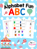 Alphabet Fun For Kids | Worksheet Activities |Cut and Pate