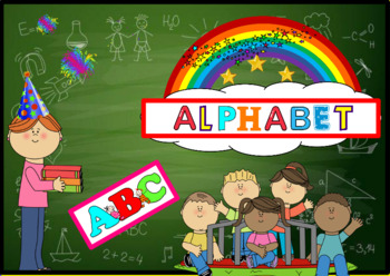 Preview of Fun and Interactive Alphabet Games for Preschool Promethean Board Flip Chart A-Z