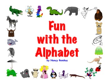 Preview of "Alphabet Fun"-Powerpoint-Learn Letter Names and Sounds-A Great Morning Warm-Up!