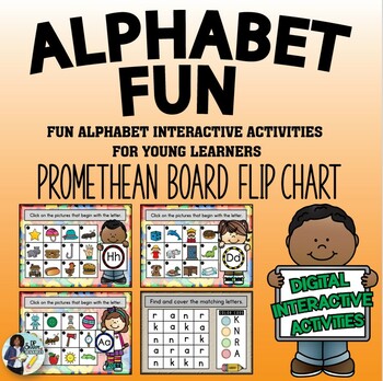 Preview of Alphabet Fun Promethean Board Flip Chart