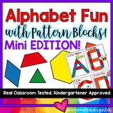 Alphabet Fun w/ Pattern Blocks -- MINI SIZE! Great Center 