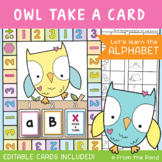 Alphabet Game | Owl Theme | Editable