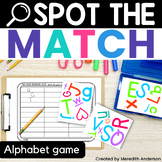 Letter Recognition Games Alphabet Spot the Match Uppercase