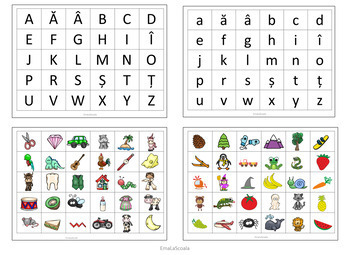 Alphabet Game - Match the letter! - in Romanian ...
