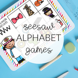 Alphabet Games for Seesaw (Distance Learning)