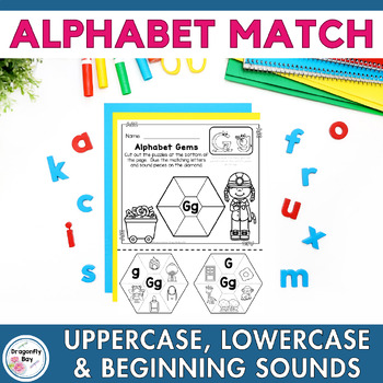 Preview of Alphabet Beginning Sound Puzzle Activity