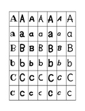 Alphabet Grid for Word Building