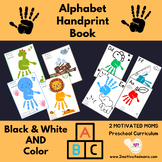 Alphabet Handprint Book, Letters, Handbook, Preschool, Kin