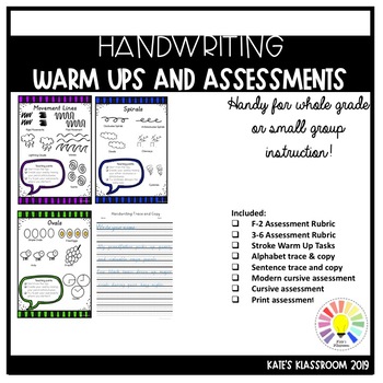 Preview of Alphabet & Letter Formation Assessment and Warm Up Task Cards