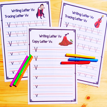 pre k alphabet handwriting worksheet by the joy in teaching tpt