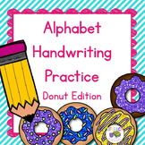 Alphabet Handwriting {Donut Edition}